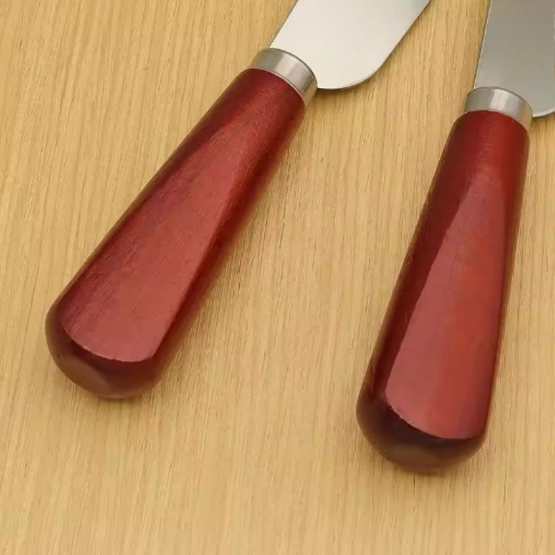 가죽 스키빙 나이프, 나무 손잡이가 있는 가죽 절단칼, - Leatherworking Equipment 리뷰 및 가격