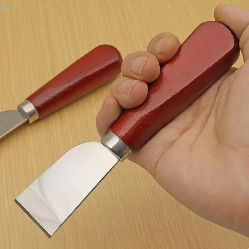 가죽 스키빙 나이프, 나무 손잡이가 있는 가죽 절단칼, - Leatherworking Equipment 리뷰 및 가격