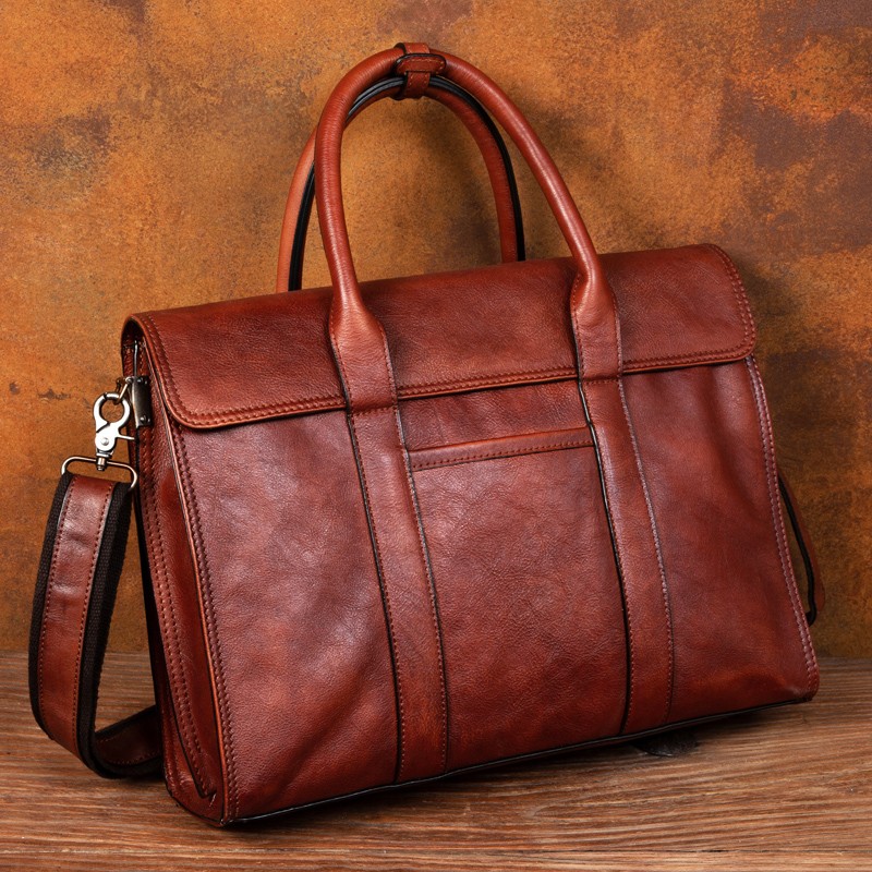 야채 무두질 가죽 핸드백 남성용 메신저 백 서류 가방  - Leather Work Bag Men 리뷰 및 가격