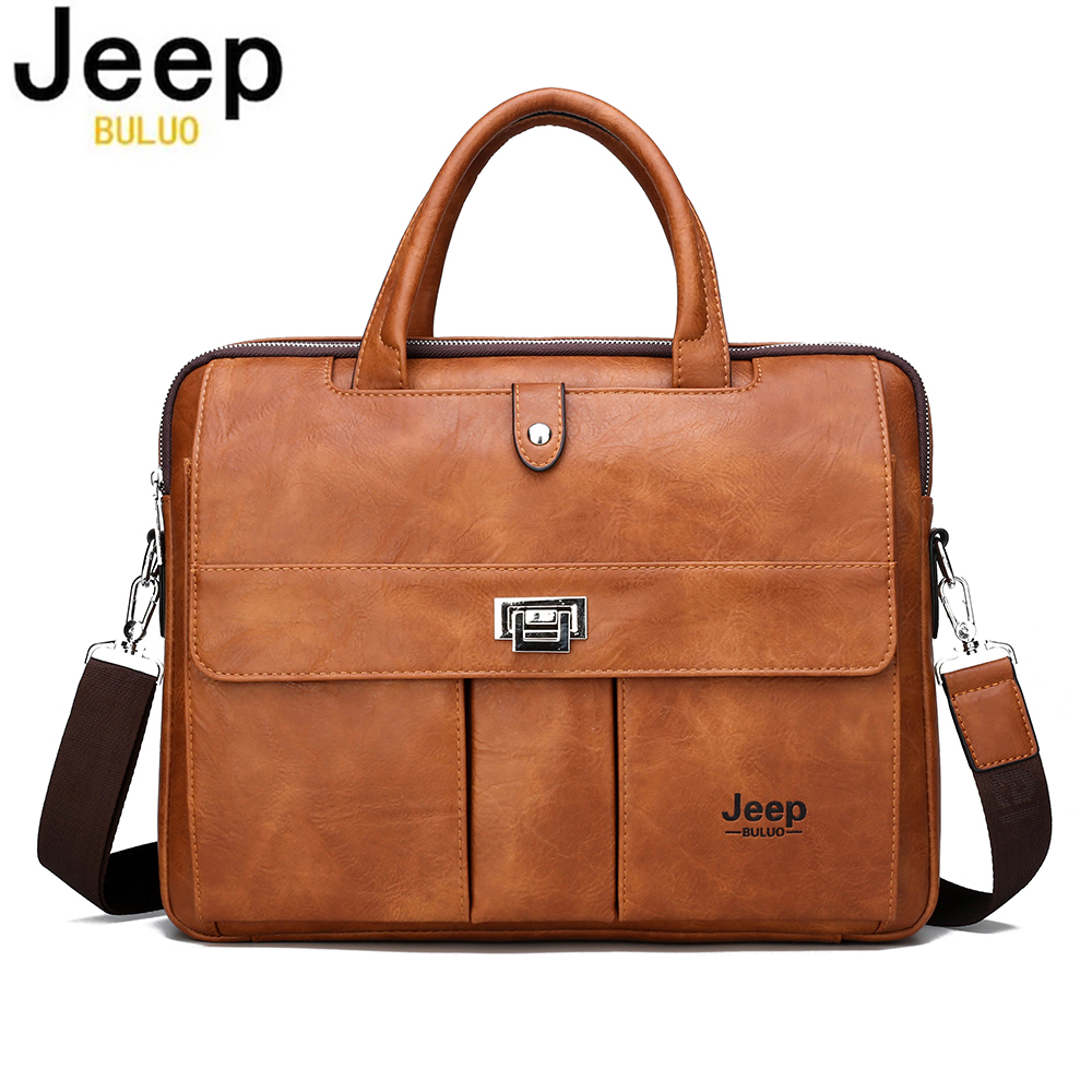 Jeep Buluo 남성용 가죽 서류가방 14인치 노트 - Leather Work Bag Men 리뷰 및 가격