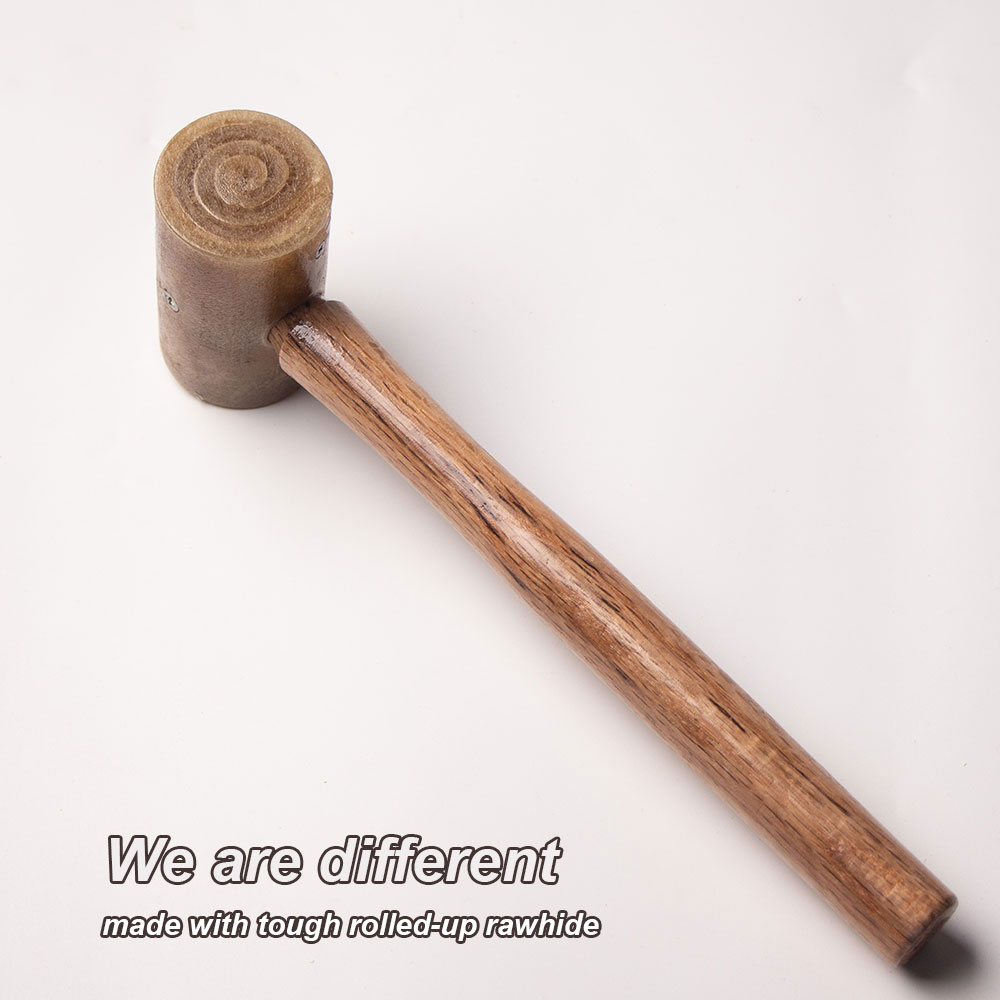 가죽 공예용 원형 망치, DIY 공예용 소가죽 펀치,  - Mallet Rawhide Craft 리뷰 및 가격